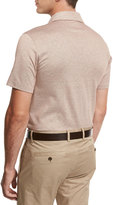 Thumbnail for your product : Ermenegildo Zegna Jacquard Polo Shirt, Light Brown