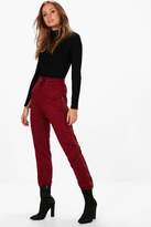 Thumbnail for your product : boohoo Zip Side Loopback Joggers