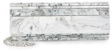 Thumbnail for your product : La Regale Marbled Box Clutch