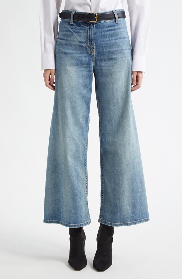 Nili Lotan Megan Wide Leg Jeans