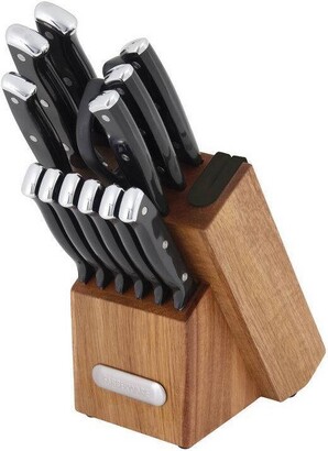 Farberware Edgekeeper 13 Piece Self Sharpening Stainlesssteel Hollow Handle  Knife Block Set : Target