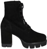 Thumbnail for your product : Stuart Weitzman Chunky Sole Heeled Ankle Boots