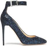 Thumbnail for your product : Jimmy Choo Glittered Leather Pumps