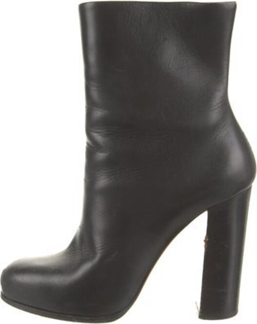 Celine Leather Boots - ShopStyle