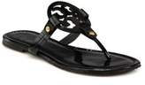 Thumbnail for your product : Tory Burch Miller Patent Leather Logo Thong Sandals