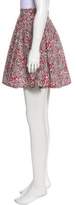 Thumbnail for your product : B Store Floral Print Pleated Skort