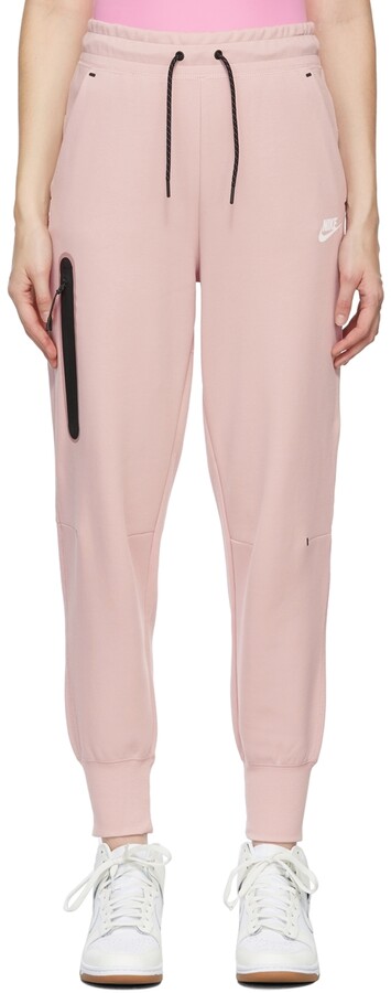 gelijktijdig Mand Hallo Nike Pink Sportswear Tech Fleece Lounge Pants - ShopStyle Joggers & Sweats