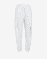 Thumbnail for your product : Alexis Levi Cross Front Linen Stripe Pant