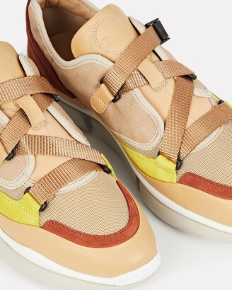 Chloé Sonnie Leather Low-Top Sneakers