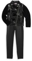Thumbnail for your product : Design History Little Girl's Collared Pleather Jacket