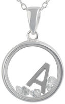 Thumbnail for your product : Lord & Taylor Sterling Silver and Cubic Zirconia A Pendant Necklace