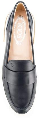 Tod's flatform penny loafers