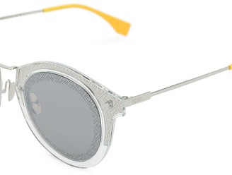Fendi Eyewear Printed Logo Sunglasses