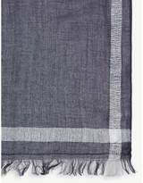Thumbnail for your product : Claudie Pierlot Metallic stripe scarf