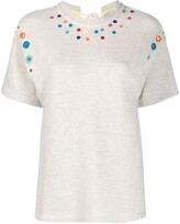 Thumbnail for your product : Mira Mikati embroidered tie-back T-shirt