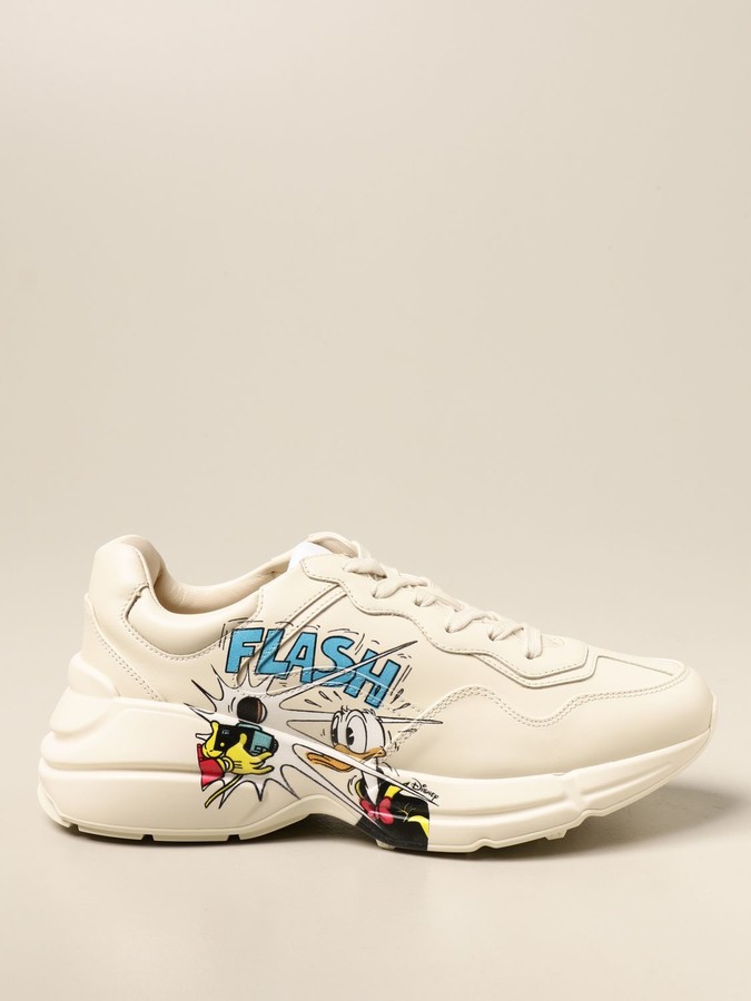 Gucci Rhyton Donald Duck Disney X Sneakers - ShopStyle