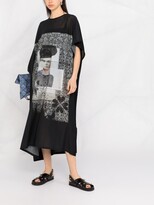 Thumbnail for your product : Barbara Bologna Graphic-Print Kaftan Dress