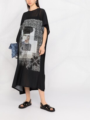Barbara Bologna Graphic-Print Kaftan Dress
