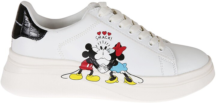 Love Disney Mickey Mouse Sneakers Shoes Funny Mickey Shoes Mickey Mouse Canvas Shoes Custom Hype beast Athletic Run Casual Shoes Ksne11