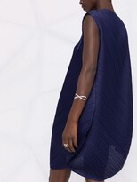 Thumbnail for your product : Pleats Please Issey Miyake Asymmetric Pleated Mini Dress