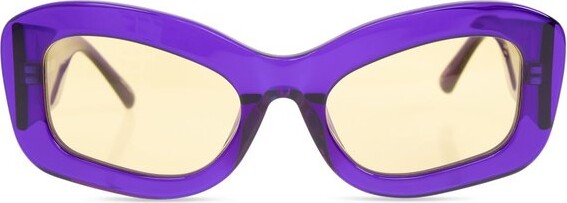 Linda Farrow X The Attico Harry Cat Eye Frame Sunglasses