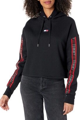 Tommy Hilfiger Women's Black Sweatshirts & Hoodies | ShopStyle