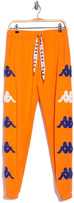 kappa side stripe track pants