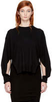 T by Alexander Wang - Pull noir Twisted Sleeve