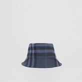 Thumbnail for your product : Burberry Check Woo Cashmere Bucket Hat
