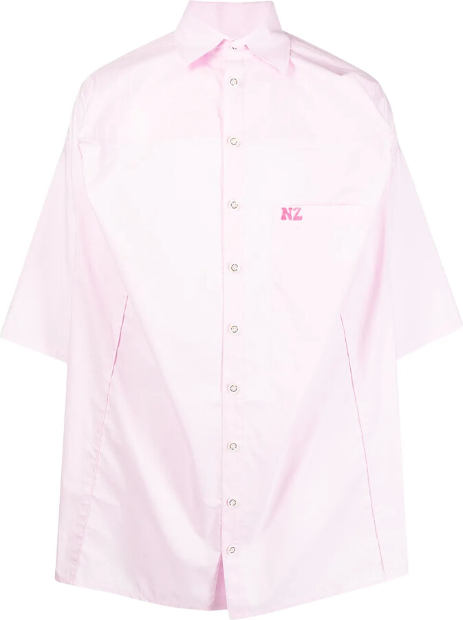 Natasha Zinko Logo-Embroidered Boxy Shirt