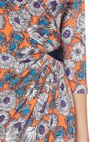 Thumbnail for your product : Gina Bacconi Flower print jersey dress with sequin
