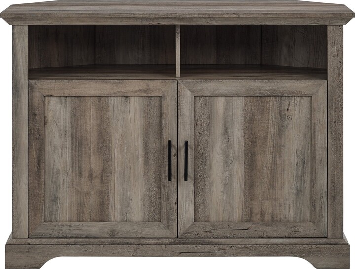 EPOWP Douglas TwoDoor White Oak Corner TV Stand ShopStyle Entryway