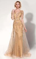 Thumbnail for your product : MNM Couture - Embellished Illusion Bateau A-line Gown 9621W