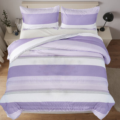 COBIDI 3 Pieces Comforter Set Lightweight All Season Comforter Set (1 Comforter 2 Pillowcases)
