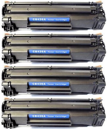 Ninestar Corporation 4 Pack New Toner Cartridge For HP 36A CB436A Compatible with HP LaserJet Pro M1120MFP M1120n MFP M1522n M1522n MFP M1522nf M1522nf MFP P1505 P1505n