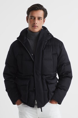 Reiss Cashmere Down Filled Puffer Jacket