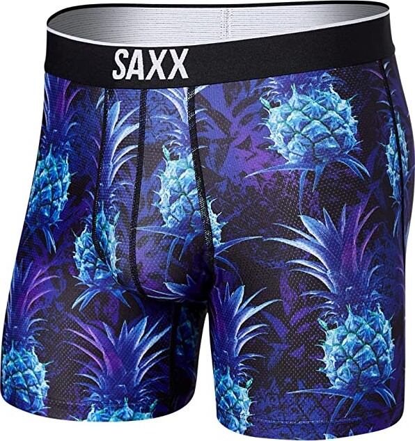 SAXX UNDERWEAR Volt Breathable Mesh Boxer Brief (Neo Pineapple) Men's  Underwear - ShopStyle
