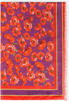 Thumbnail for your product : Dolce & Gabbana Cotton sarong with poppy print (110 x 190)