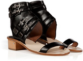 Thumbnail for your product : Laurence Dacade Leather Sandals in Black