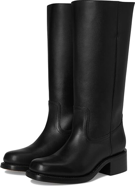 Frye Campus 14l Wide Calf Women's Boots Black : 8 B - Medium, Leather