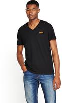 Thumbnail for your product : Superdry Mens Orange Label Vintage V-neck T-shirt - Black