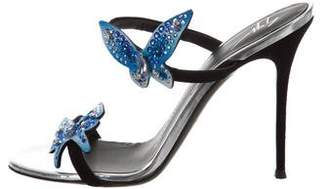 Giuseppe Zanotti Embellished Slide Sandals