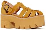 Thumbnail for your product : Nasty Gal Jeffrey Campbell Argo Platform Sandal - Wheat