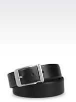 Thumbnail for your product : Emporio Armani Reversible Calfskin Belt