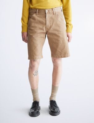 Calvin klein khaki shorts Clearance