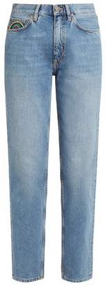 MiH Jeans Linda high-rise tapered boyfriend jeans