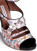 Thumbnail for your product : Tabitha Simmons 'Bailey' dizzy floral print bootie sandals'