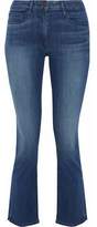Thumbnail for your product : 3x1 W2 Split Mid-Rise Cropped Coated Flared Jeans