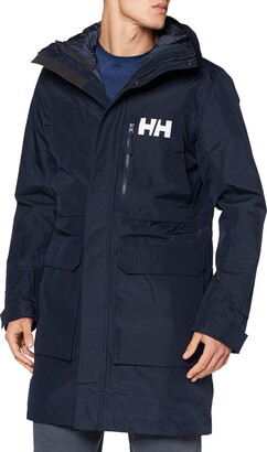 Helly Hansen Men's Rigging Waterproof Windproof Rain Coat Jacket With Hood