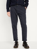 Thumbnail for your product : Old Navy Loose Taper Built-In Flex Pleated Chino Pants for Men